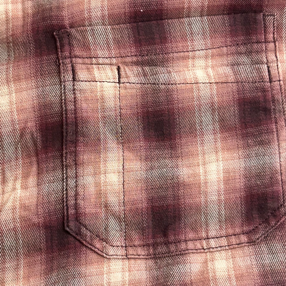 Carhartt Women's Button Down Burgandy Flannel Plaid Shirt Size 3X (24W/26W) - Picture 9 of 14